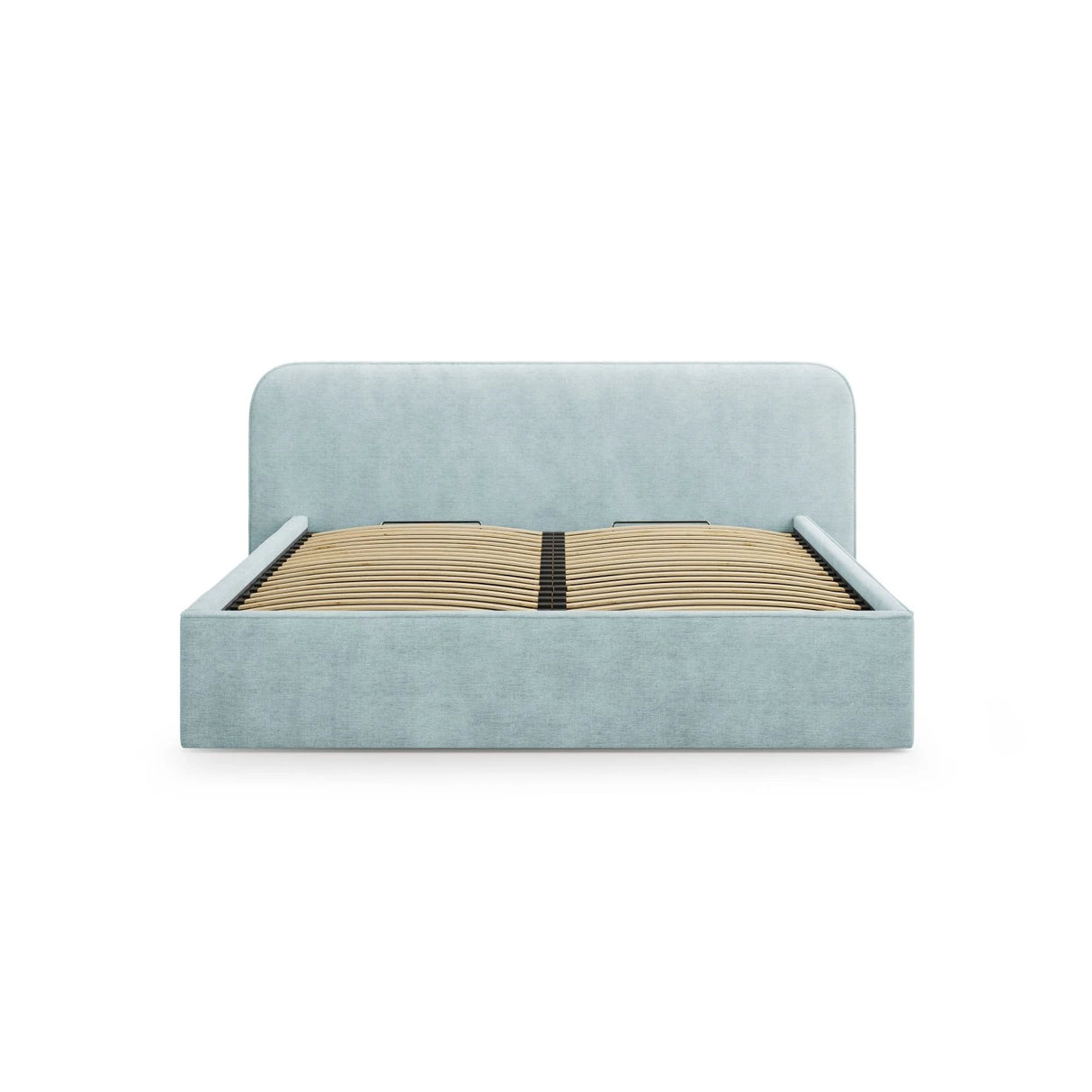 Elizabeth Bett mit Stauraum und Kopfteil in Strukturierter Stoff (BABSAF) in Mint, 200x200 cm – Bild 4