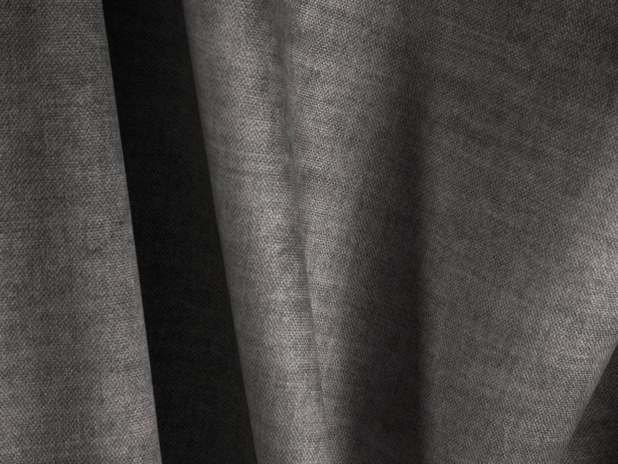 Ella 4-Sitzer Ecksofa Links mit Schlaffunktion und Bettkasten mit Bezug aus Samt (Vog15) in Grau, 271x174 cm – Bild 7