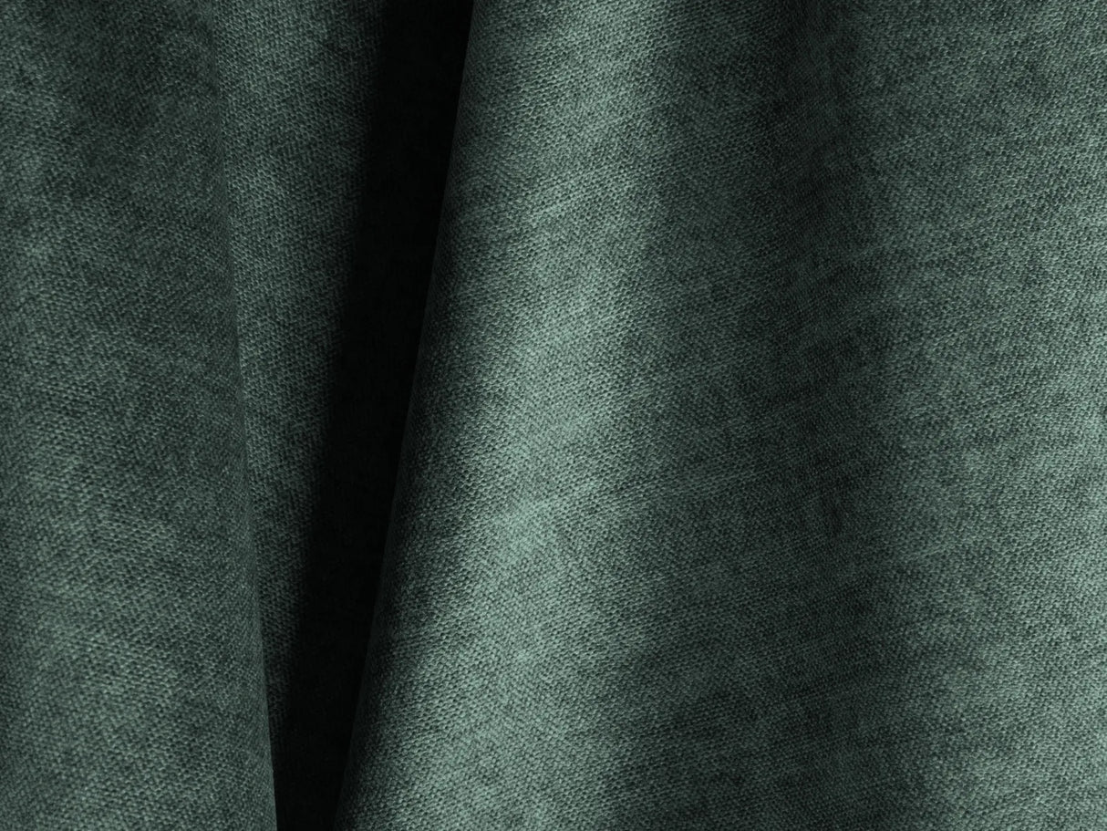 Ella 4-Sitzer Ecksofa Rechts mit Schlaffunktion und Bettkasten Bezug aus Samt (Vog12) in Petrol, 271x174 cm – Bild 6