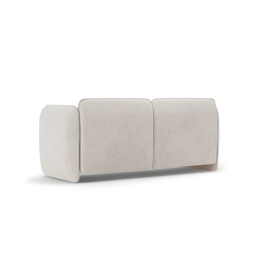 Georgia 2-Sitzer Sofa aus Chenille (SILENCIO 06) in Leichtes Beige, 168x90 cm – Bild 3