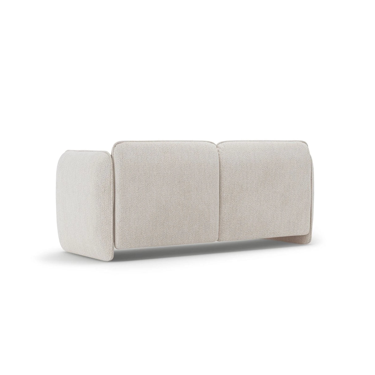 Georgia 2-Sitzer Sofa aus Chenille (SILENCIO 06) in Leichtes Beige, 168x90 cm – Bild 3