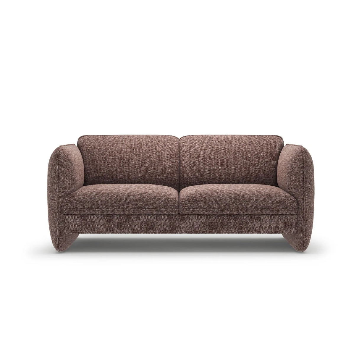 Georgia 2-Sitzer Sofa aus Chenille (SILENCIO 27) in Braun, 168x90 cm – Bild 1