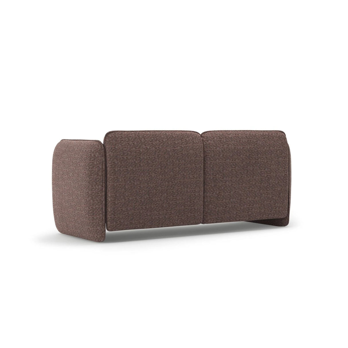 Georgia 2-Sitzer Sofa aus Chenille (SILENCIO 27) in Braun, 168x90 cm – Bild 3