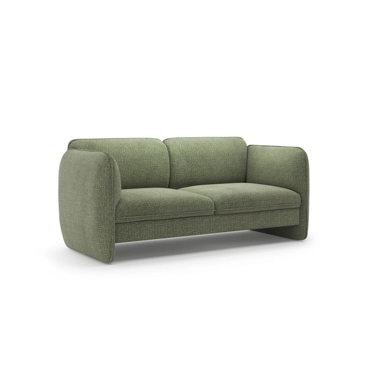 Georgia 2-Sitzer Sofa aus Chenille (SILENCIO 34) in Grün, 168x90 cm – Bild 2