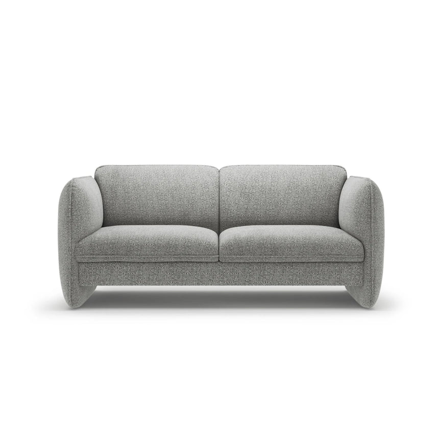Georgia 2-Sitzer Sofa aus Chenille (SILENCIO 86) in Grau, 168x90 cm – Bild 1