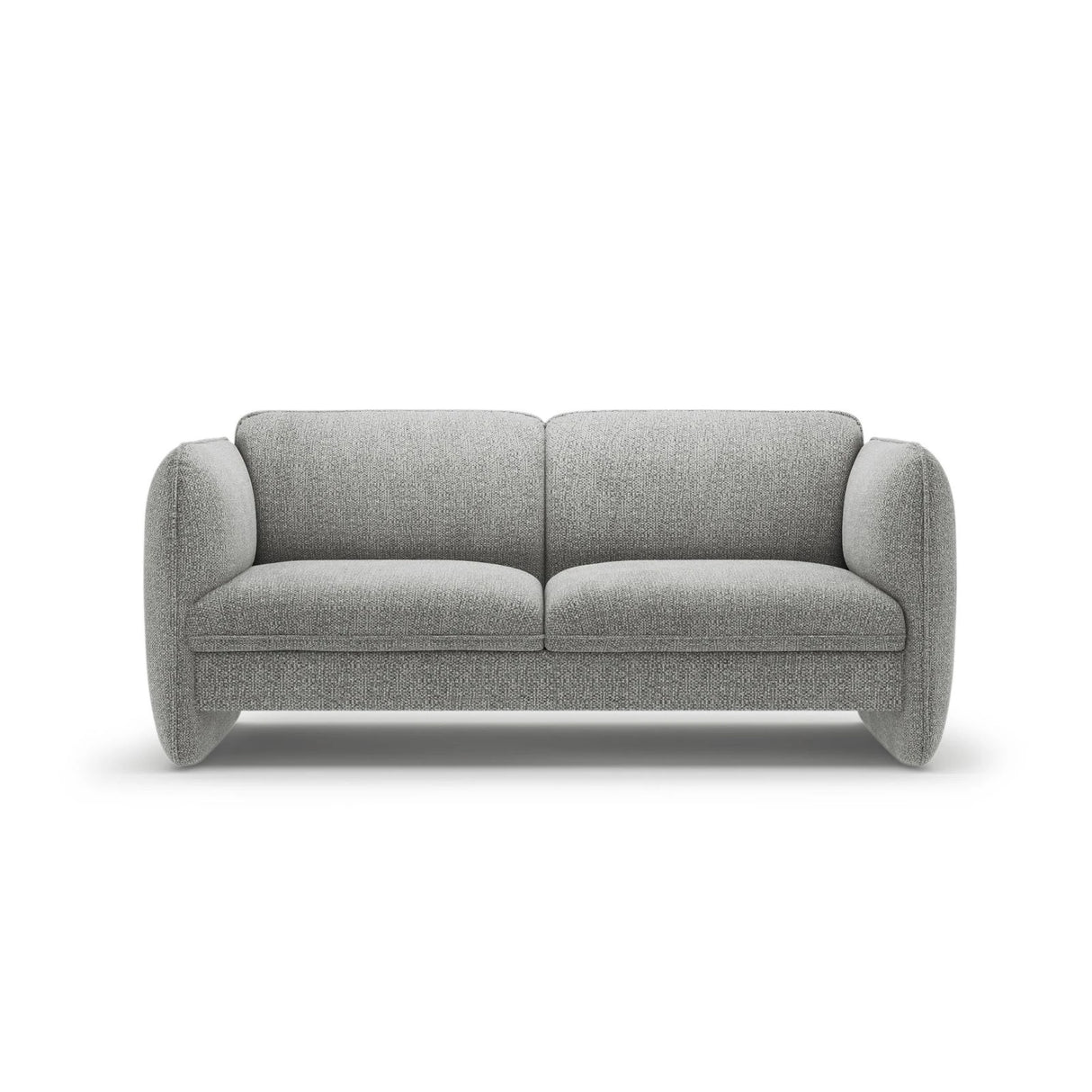 Georgia 2-Sitzer Sofa aus Chenille (SILENCIO 86) in Grau, 168x90 cm – Bild 1