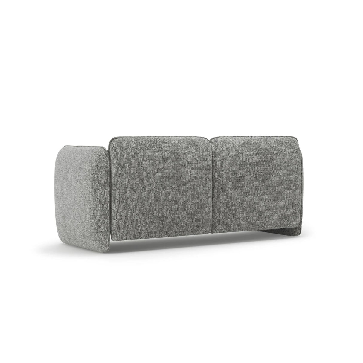 Georgia 2-Sitzer Sofa aus Chenille (SILENCIO 86) in Grau, 168x90 cm – Bild 3