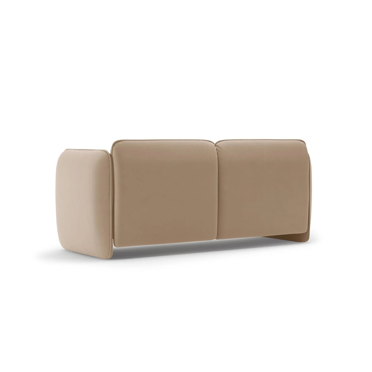 Georgia 2-Sitzer Sofa aus Samt (Magic Velvet 2282) in Mandel beige, 168x90 cm – Bild 3