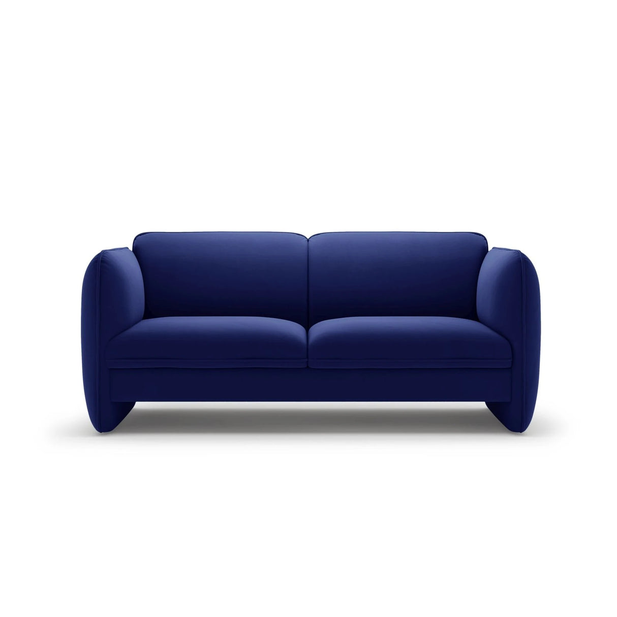 Georgia 2-Sitzer Sofa aus Samt oder Chenille, 168x90 cm – Bild 1