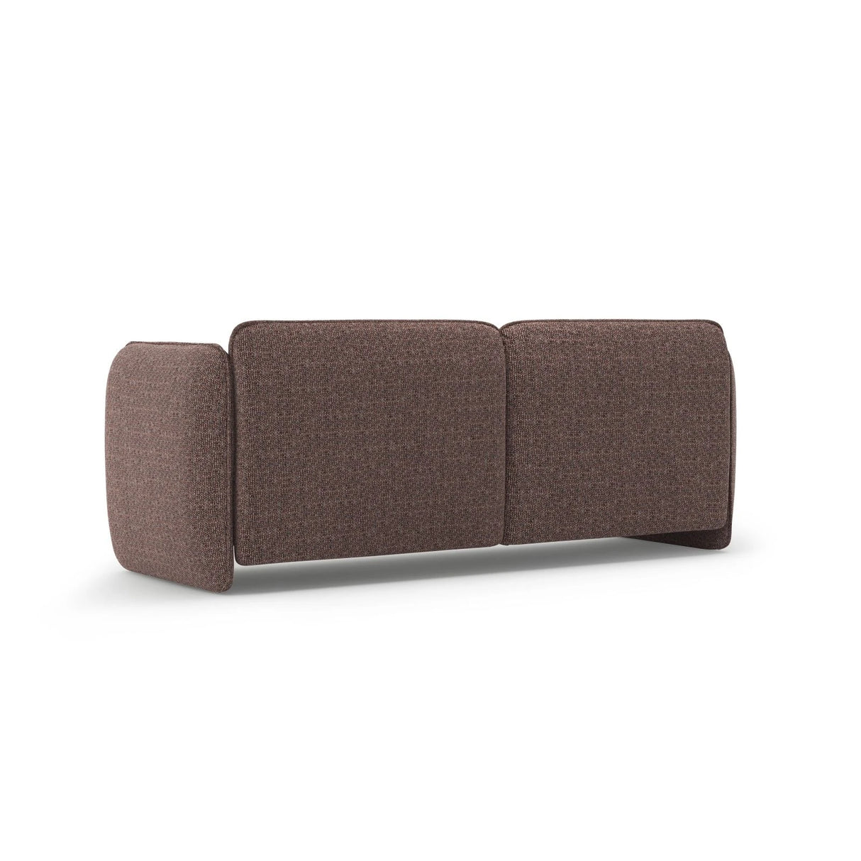 Georgia 3-Sitzer Sofa aus Chenille (SILENCIO 27) in Braun, 204x90 cm – Bild 3