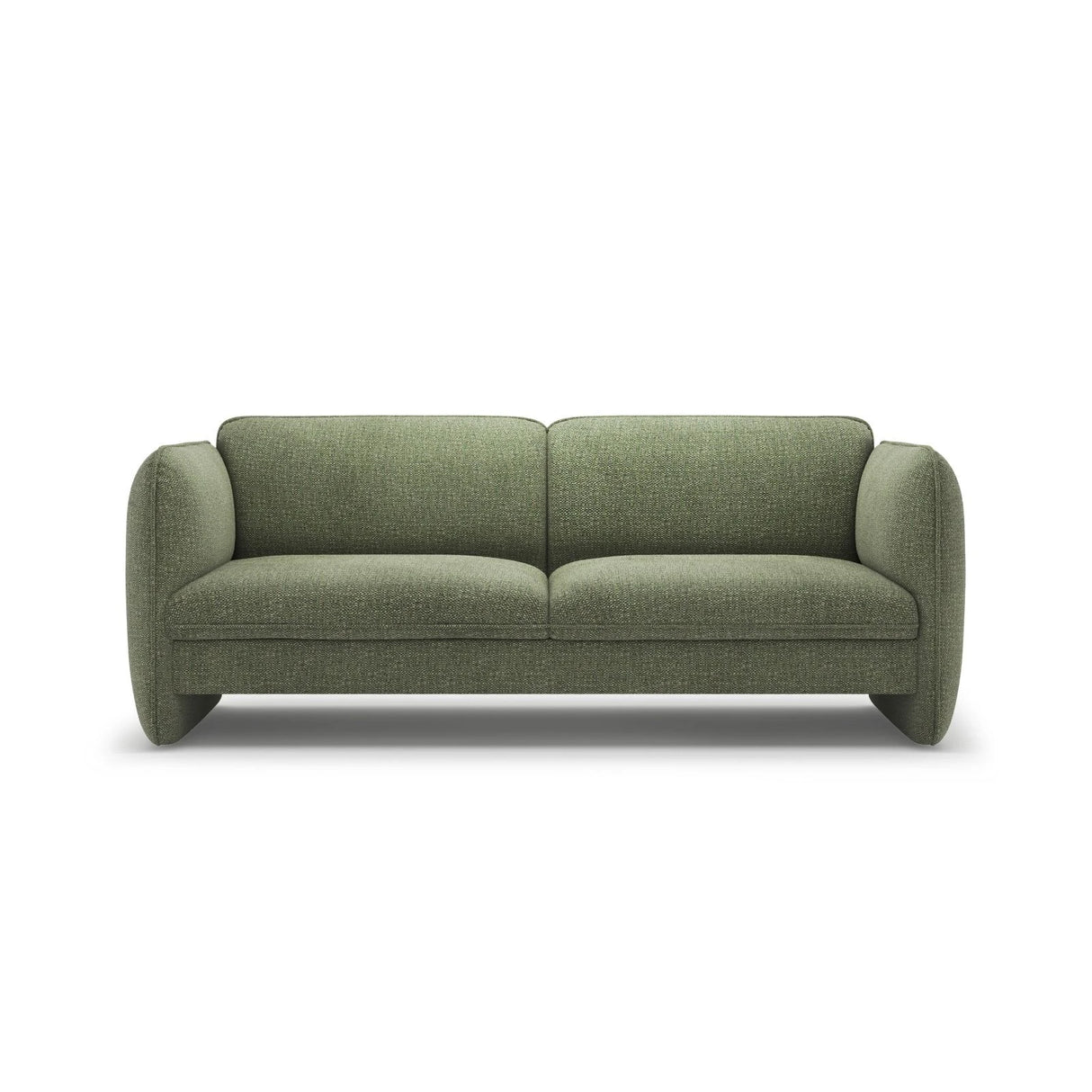 Georgia 3-Sitzer Sofa aus Chenille (SILENCIO 34) in Grün, 204x90 cm – Bild 1
