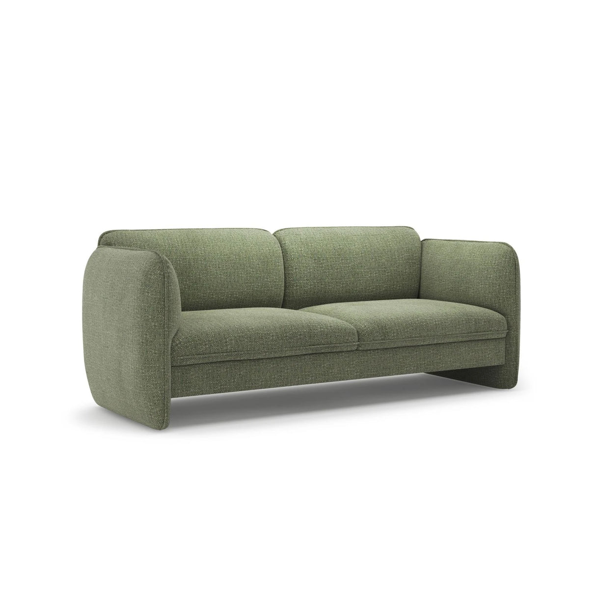 Georgia 3-Sitzer Sofa aus Chenille (SILENCIO 34) in Grün, 204x90 cm – Bild 2
