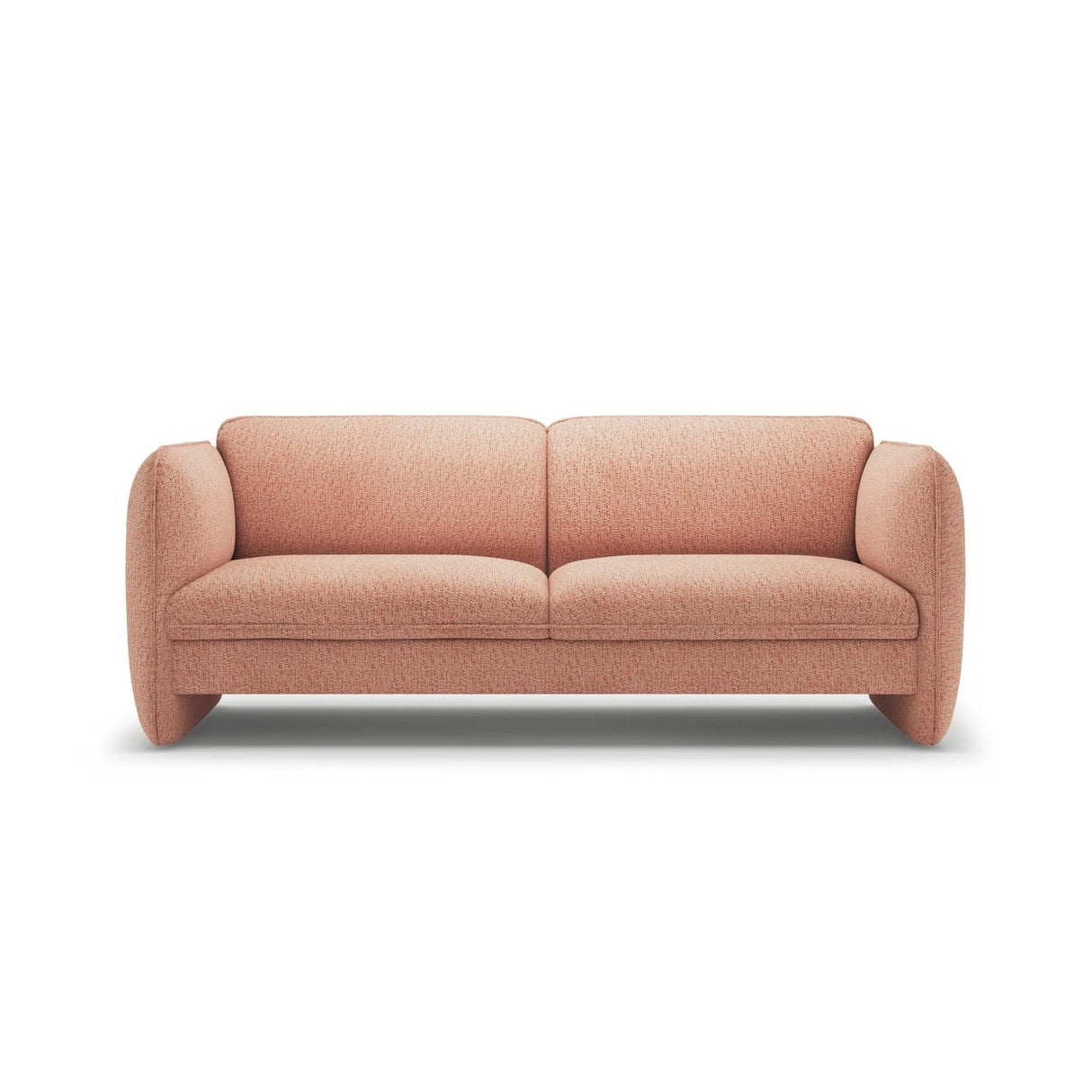 Georgia 3-Sitzer Sofa aus Chenille (SILENCIO 60) in Rosa, 204x90 cm – Bild 1
