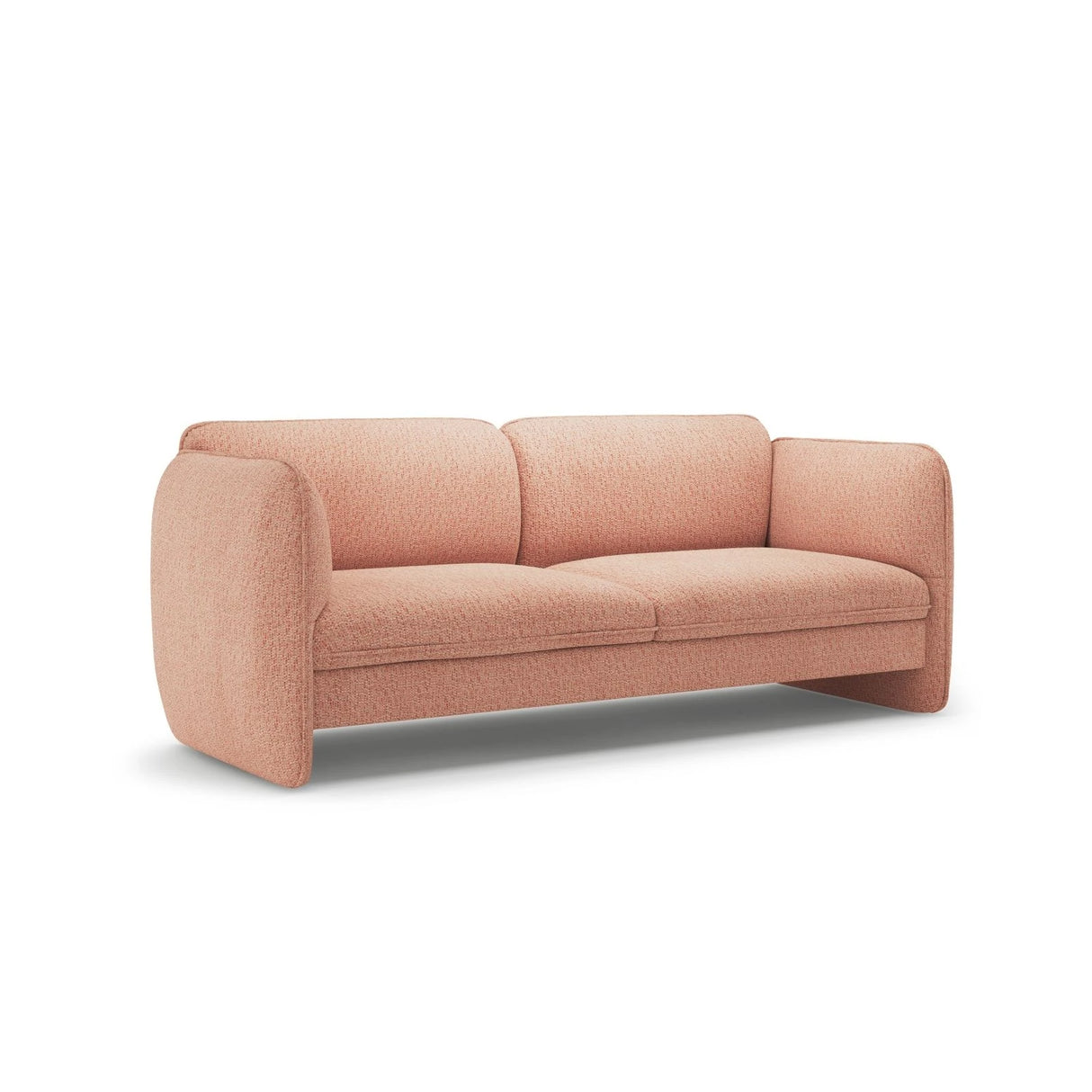 Georgia 3-Sitzer Sofa aus Chenille (SILENCIO 60) in Rosa, 204x90 cm – Bild 2