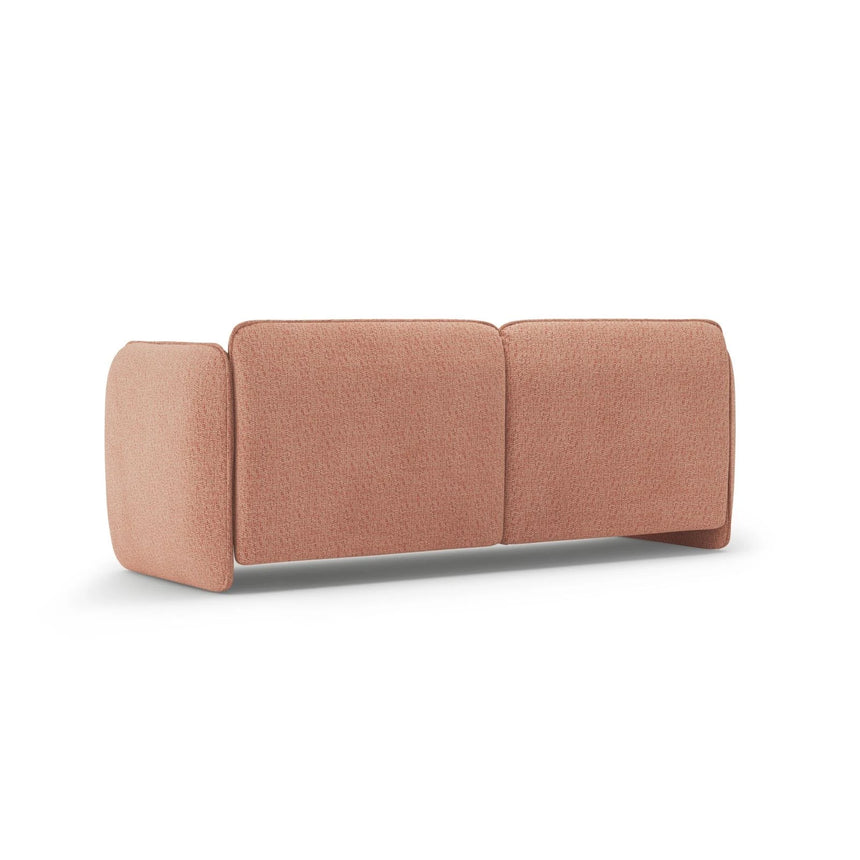 Georgia 3-Sitzer Sofa aus Chenille (SILENCIO 60) in Rosa, 204x90 cm – Bild 3