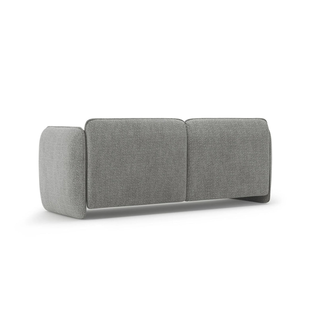 Georgia 3-Sitzer Sofa aus Chenille (SILENCIO 86) in Grau, 204x90 cm – Bild 3