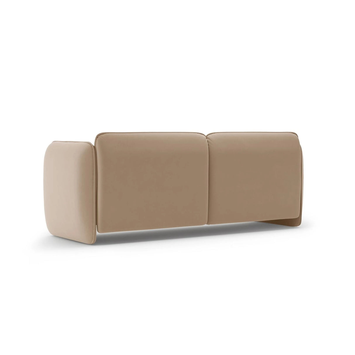 Georgia 3-Sitzer Sofa aus Samt (Magic Velvet 2282) in Mandel beige, 204x90 cm – Bild 3