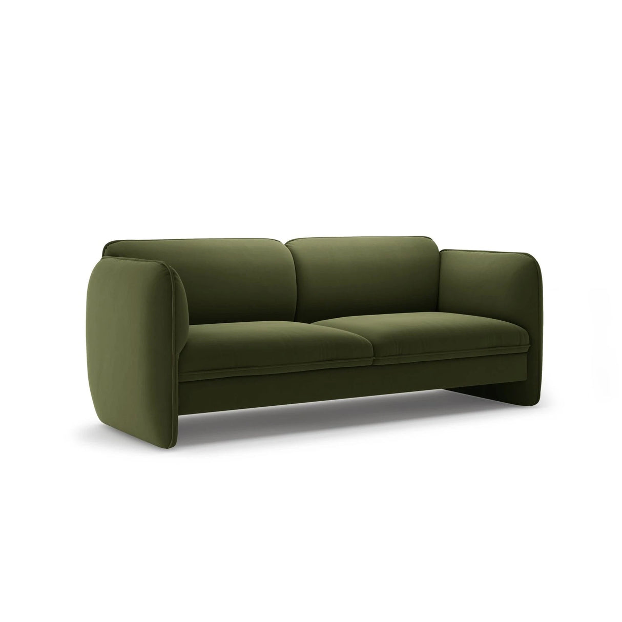 Georgia 3-Sitzer Sofa aus Samt (Magic Velvet 2295) in Armeegrün, 204x90 cm – Bild 2