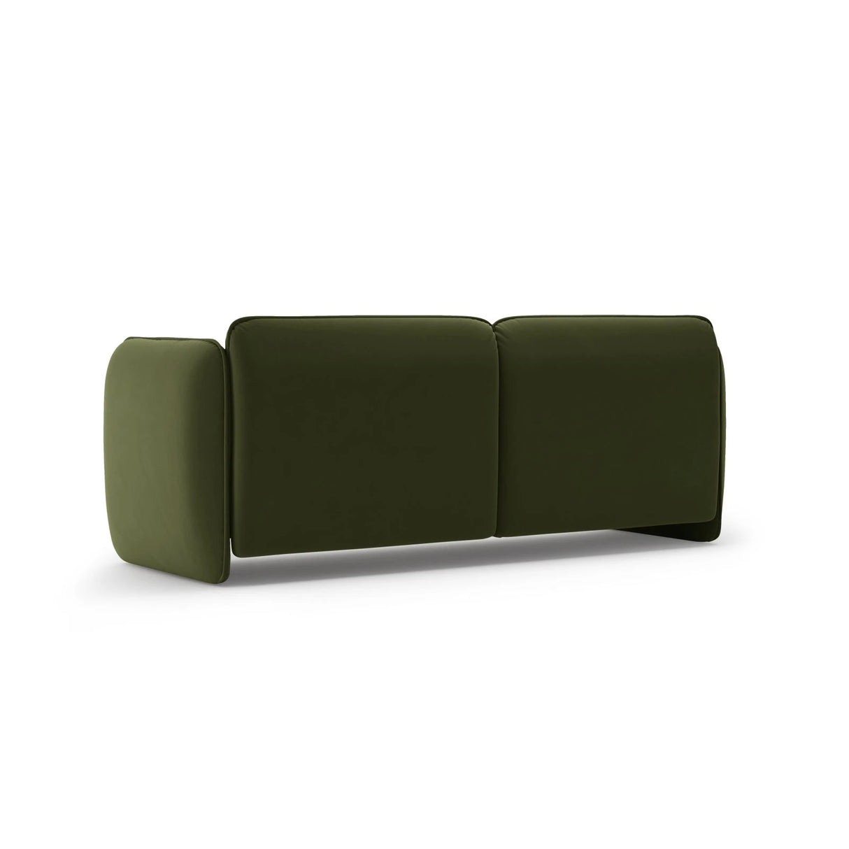 Georgia 3-Sitzer Sofa aus Samt (Magic Velvet 2295) in Armeegrün, 204x90 cm – Bild 3