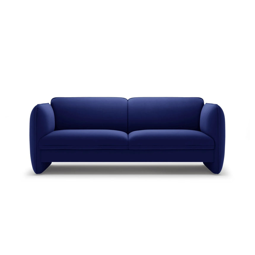 Georgia 3-Sitzer Sofa aus Samt oder Chenille, 204x90 cm – Bild 1