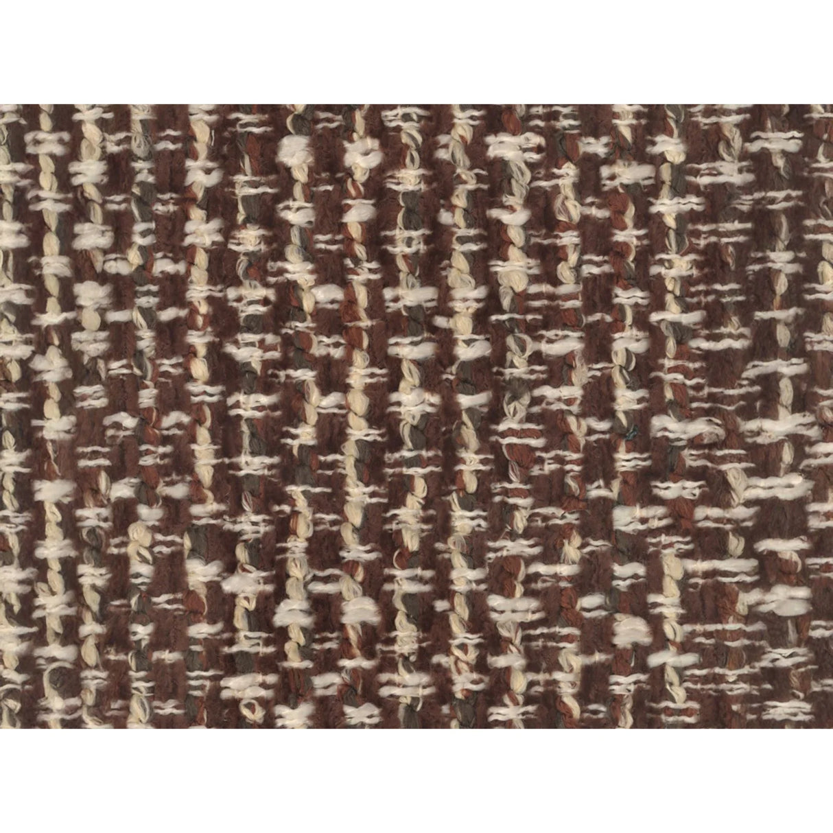 Georgia Pouf aus Chenille (SILENCIO 27) in Braun, 95x70 cm – Bild 3