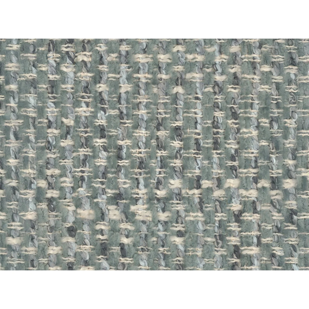 Georgia Pouf aus Chenille (SILENCIO 72) in Gedämpftes Blau, 115x70 cm – Bild 3