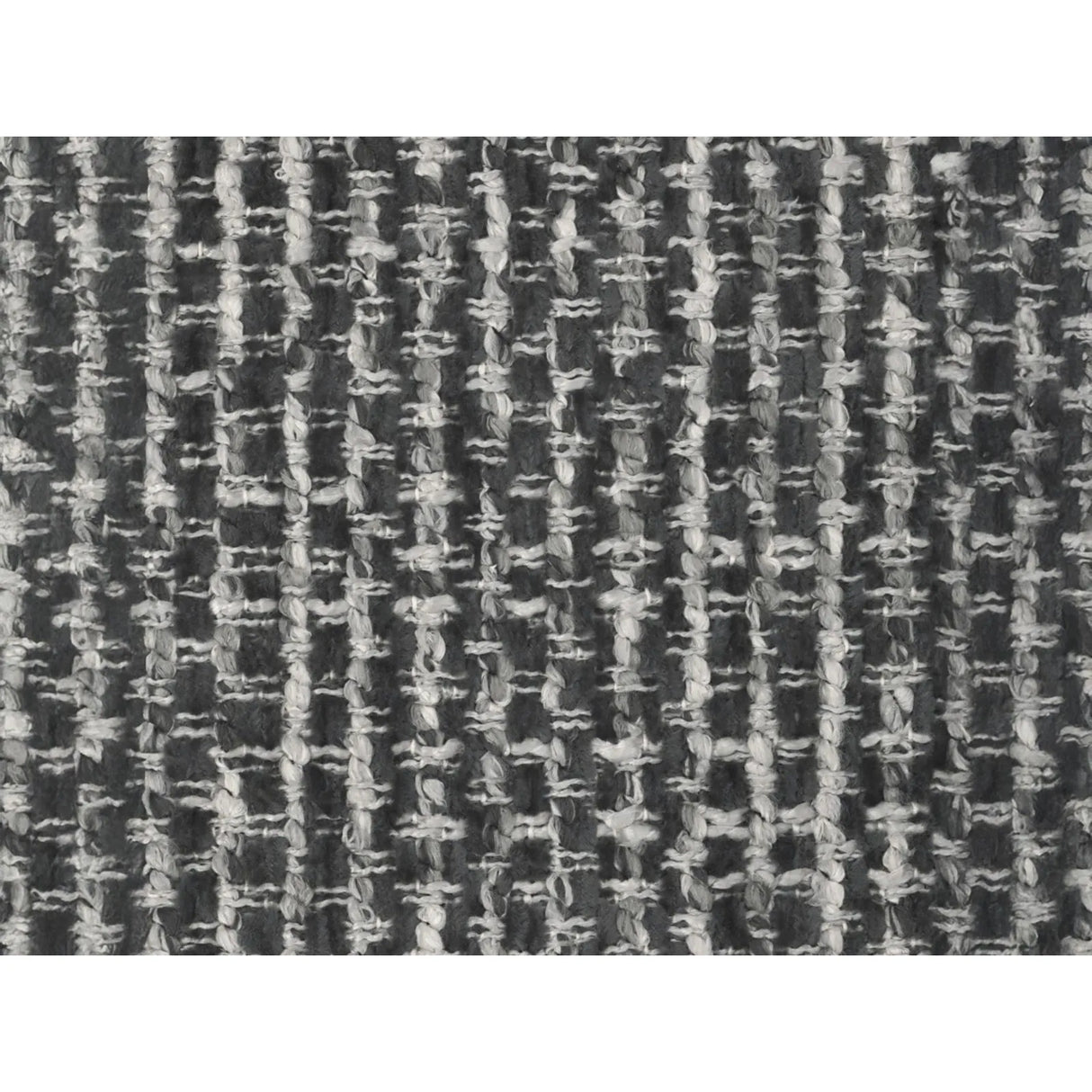 Georgia Pouf aus Chenille (SILENCIO 97) in Dunkelgrau, 95x70 cm – Bild 3