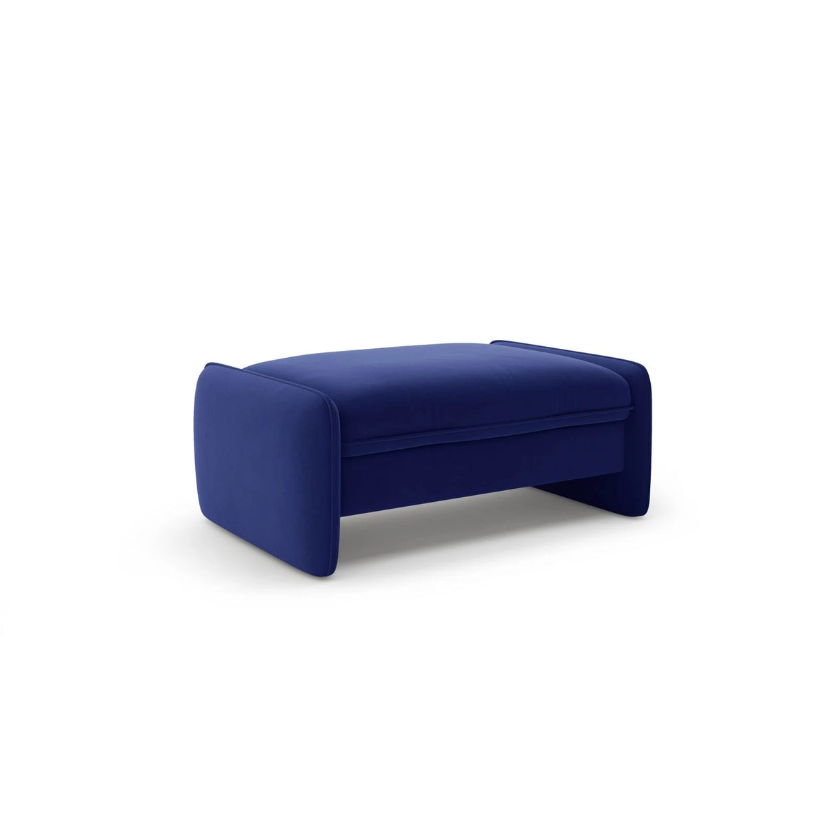 Georgia Pouf aus Samt oder Chenille, 115x70 cm – Bild 2