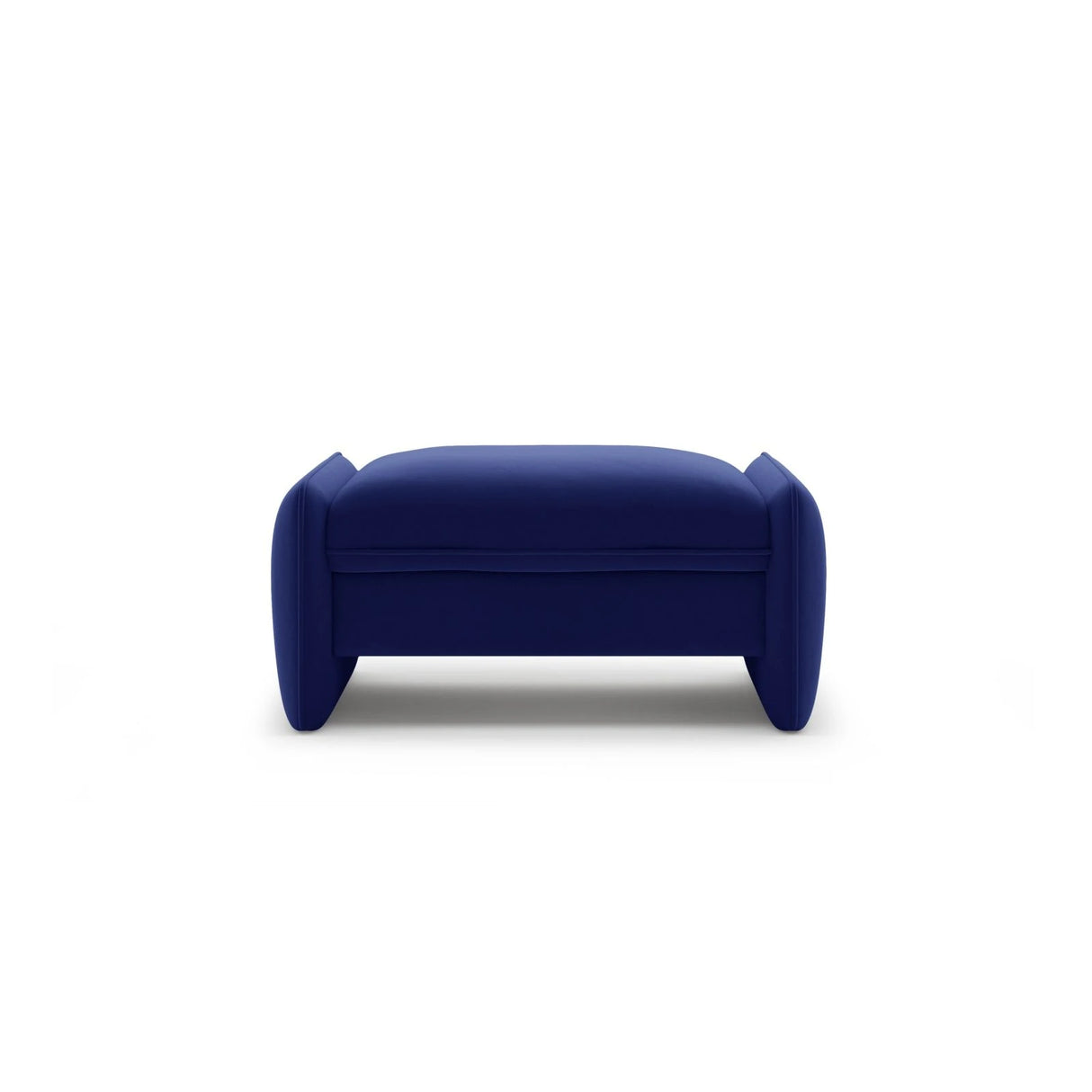 Georgia Pouf aus Samt oder Chenille, 95x70 cm – Bild 1