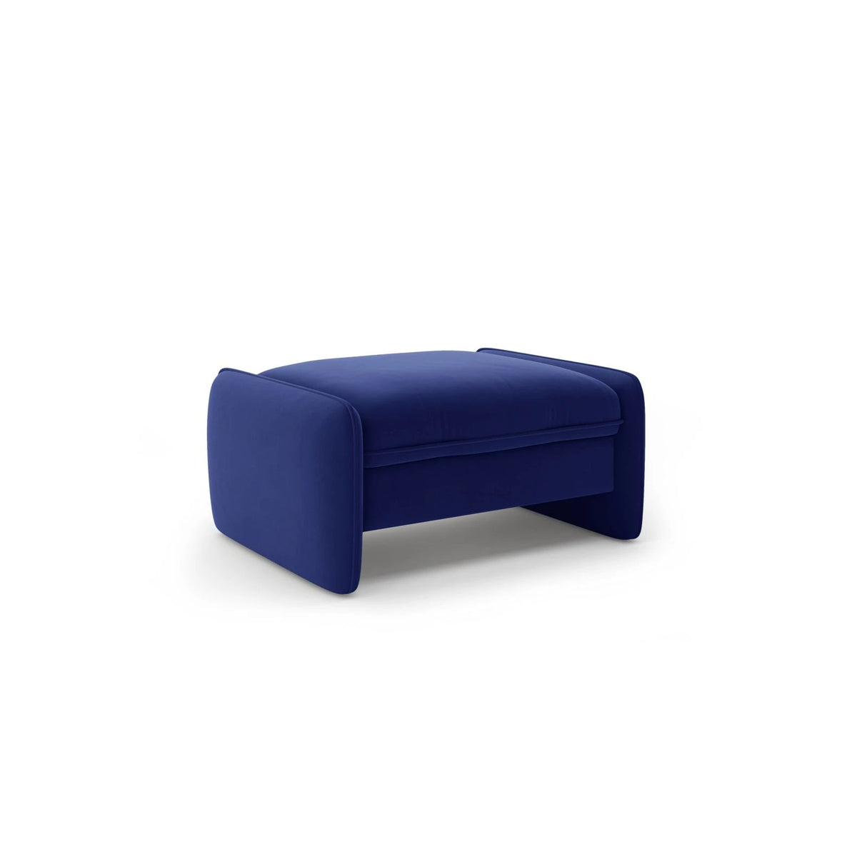 Georgia Pouf aus Samt oder Chenille, 95x70 cm – Bild 2