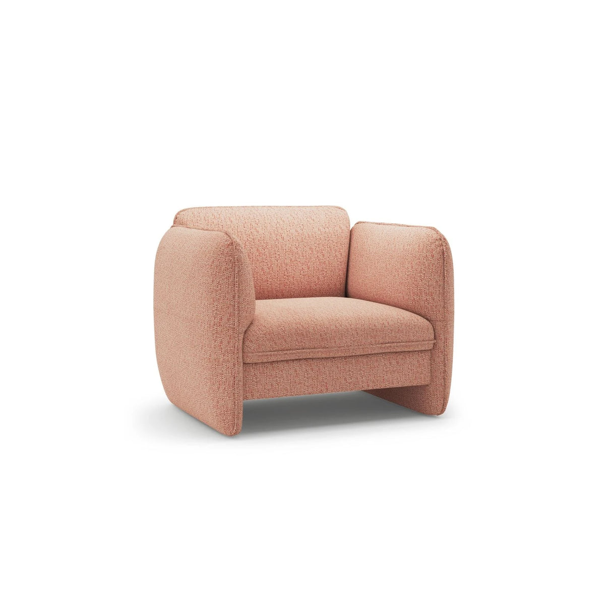 Georgia Sessel aus Chenille (SILENCIO 60) in Rosa, 105x90 cm – Bild 2