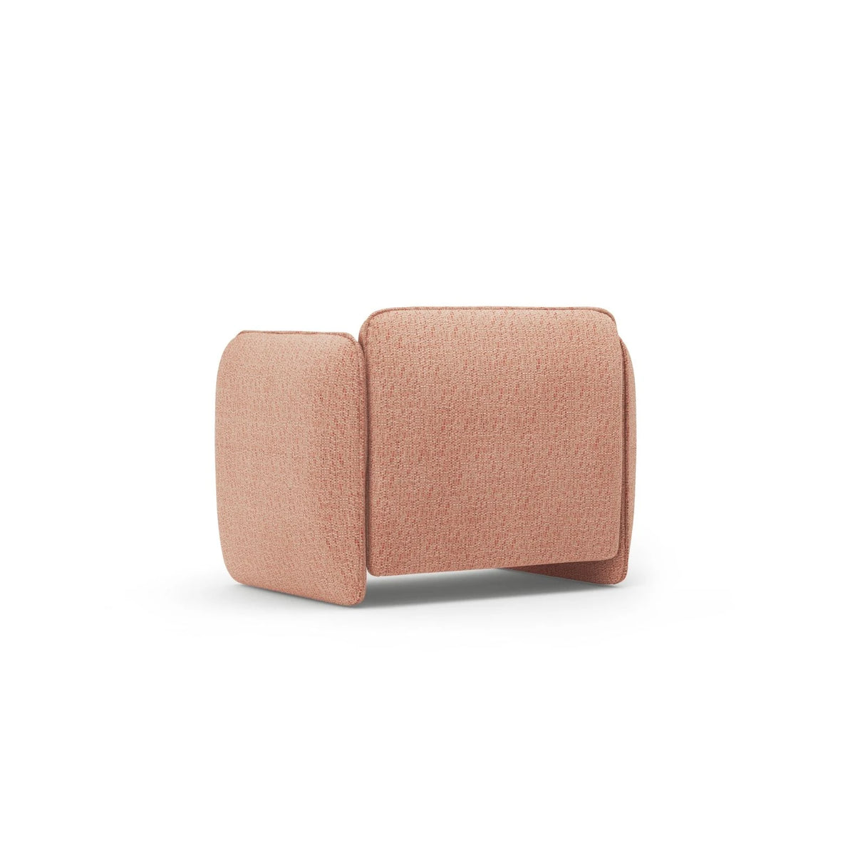 Georgia Sessel aus Chenille (SILENCIO 60) in Rosa, 105x90 cm – Bild 3