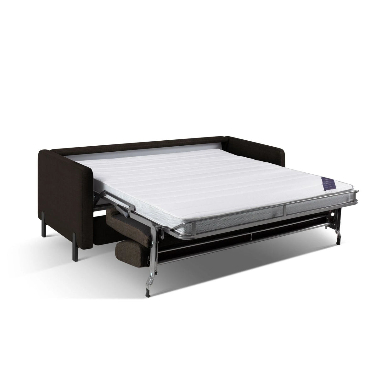 Gloria 2-Sitzer Sofa, ausklappbar, mit Schlaffunktion, mit Bezug aus Strukturierter Stoff (Bjo16) in Dunkelgrau, 182x102 cm – Bild 7