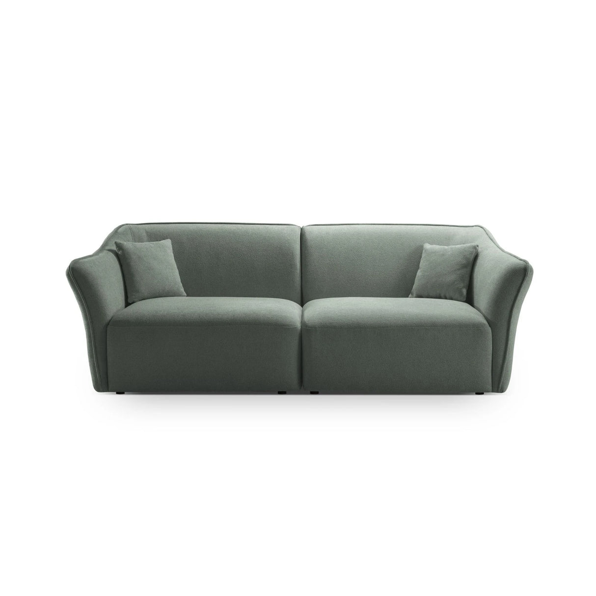 Hailey 3-Sitzer Sofa aus Boucle (Sic5) in Mint, 206x102 cm – Bild 1