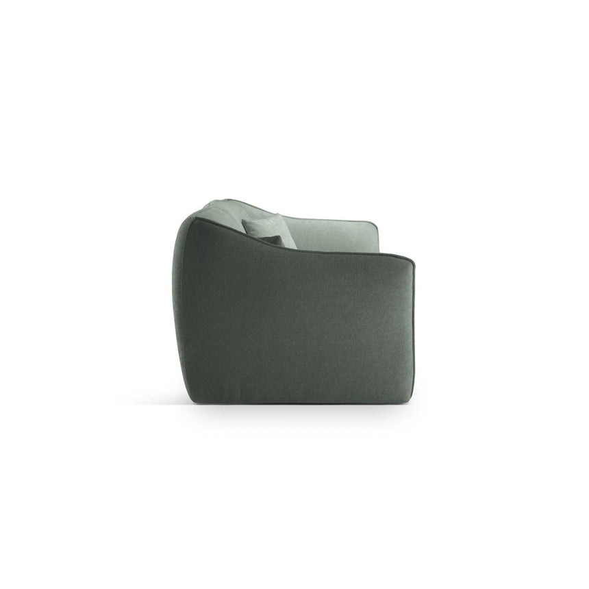 Hailey 3-Sitzer Sofa aus Boucle (Sic5) in Mint, 206x102 cm – Bild 4