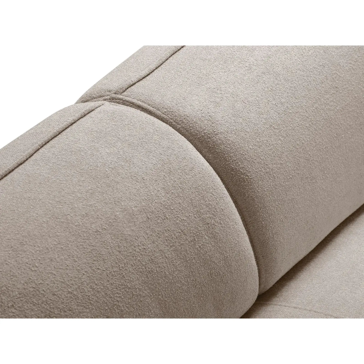 Hailey 3-Sitzer Sofa aus Boucle (Sic50) in Dunkelbeige, 206x102 cm – Bild 6