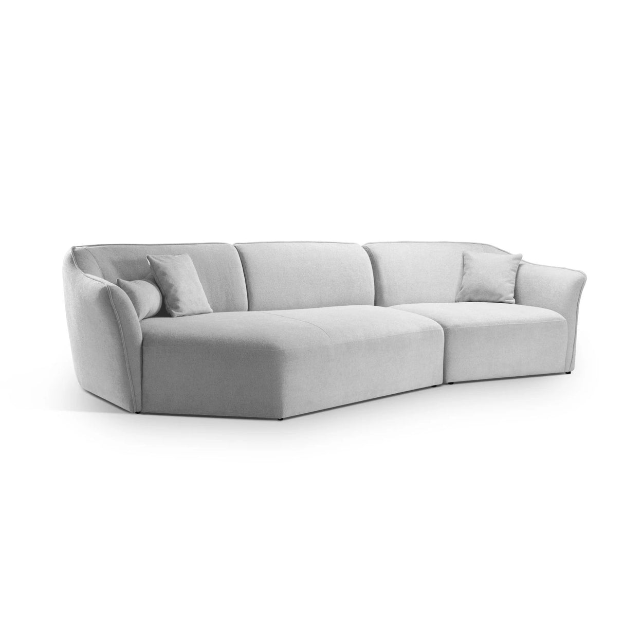 Hailey 5-Sitzer Ecksofa, Linke Seite, aus Boucle, 292x138 cm – Bild 3