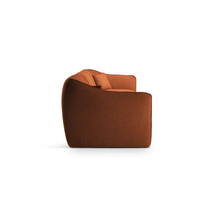 Hailey 5-Sitzer Sofa aus Boucle (Sic30) in Ziegel, 292x102 cm – Bild 4