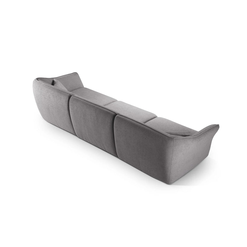 Hailey 5-Sitzer Sofa aus Boucle (Sic75) in Dunkelgrau, 292x102 cm – Bild 5