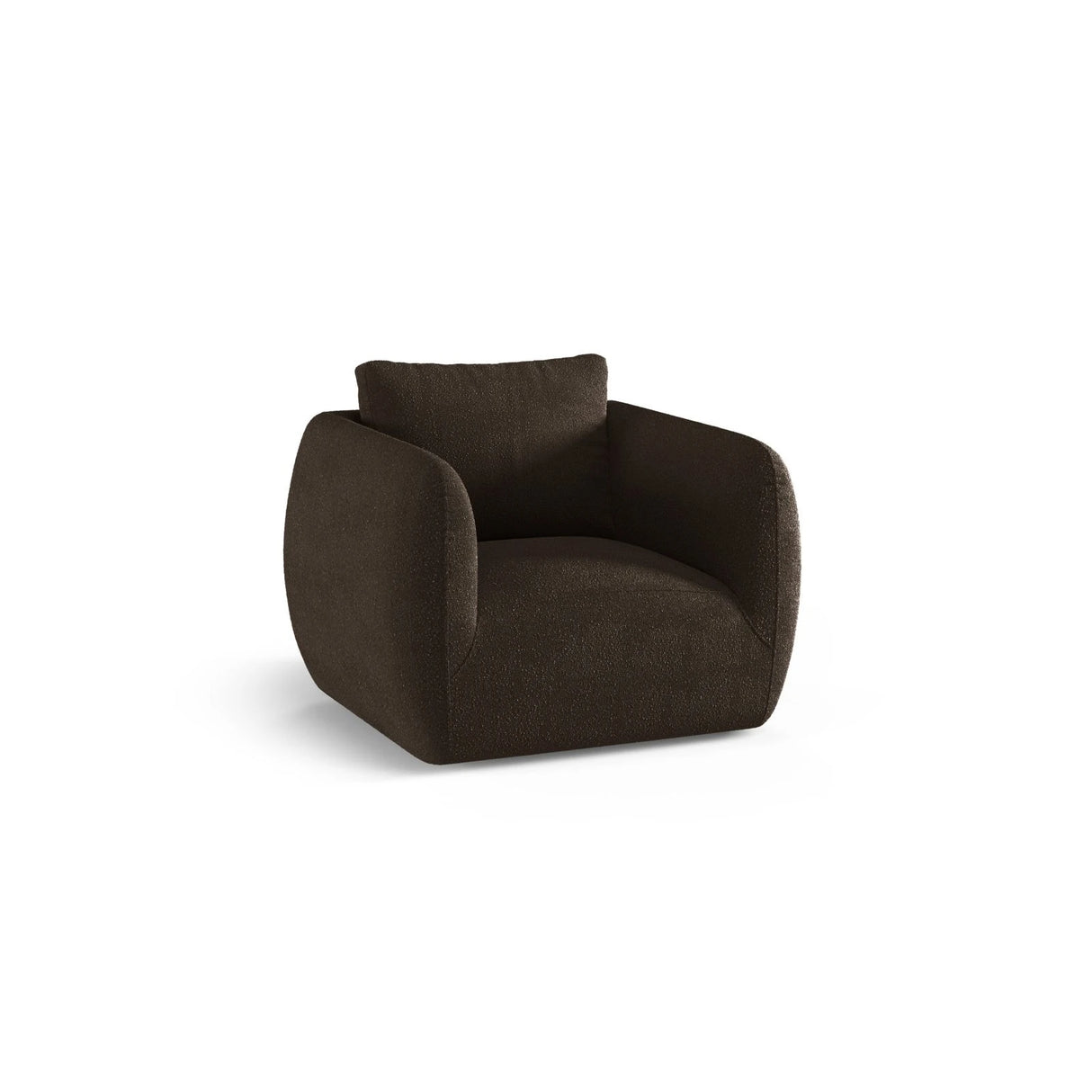 Iga Sessel aus Boucle (Baloo 2081) in Braun, 95x87 cm – Bild 3