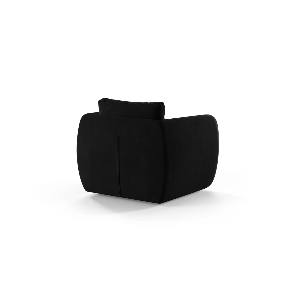 Iga Sessel aus Samt (Casino Black) in Schwarz, 95x87 cm – Bild 4
