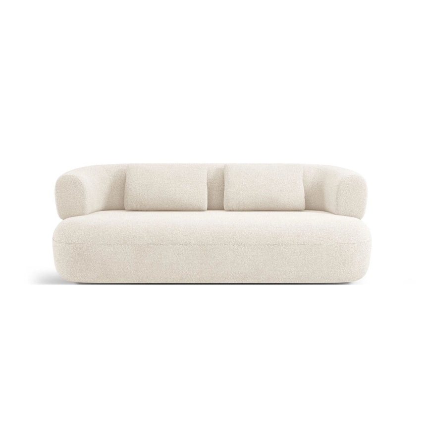 Jenny 2-Sitzer Sofa mit Bezug aus Boucle (AscNATA) in Beige, 178x90 cm – Bild 1