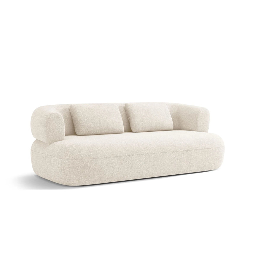Jenny 2-Sitzer Sofa mit Bezug aus Boucle (AscNATA) in Beige, 178x90 cm – Bild 4