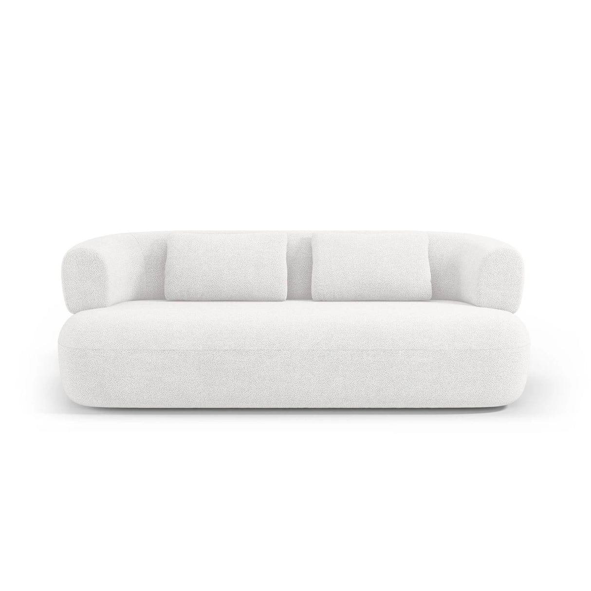 Jenny 2-Sitzer Sofa mit Bezug aus Boucle (NoN01) in Elfenbein, 178x90 cm – Bild 1