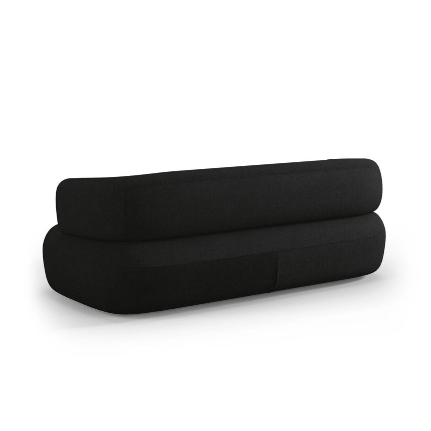 Jenny 2-Sitzer Sofa mit Bezug aus Boucle (NoN100) in Schwarz, 178x90 cm – Bild 5