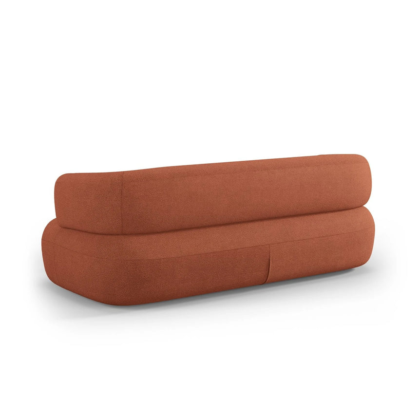 Jenny 2-Sitzer Sofa mit Bezug aus Boucle (NoN54) in Ziegel, 178x90 cm – Bild 5