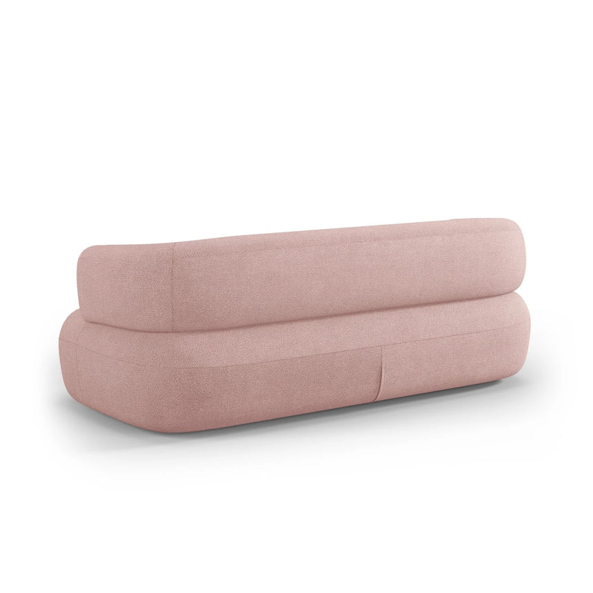 Jenny 2-Sitzer Sofa mit Bezug aus Boucle (NoN61) in Puderrosa, 178x90 cm – Bild 5