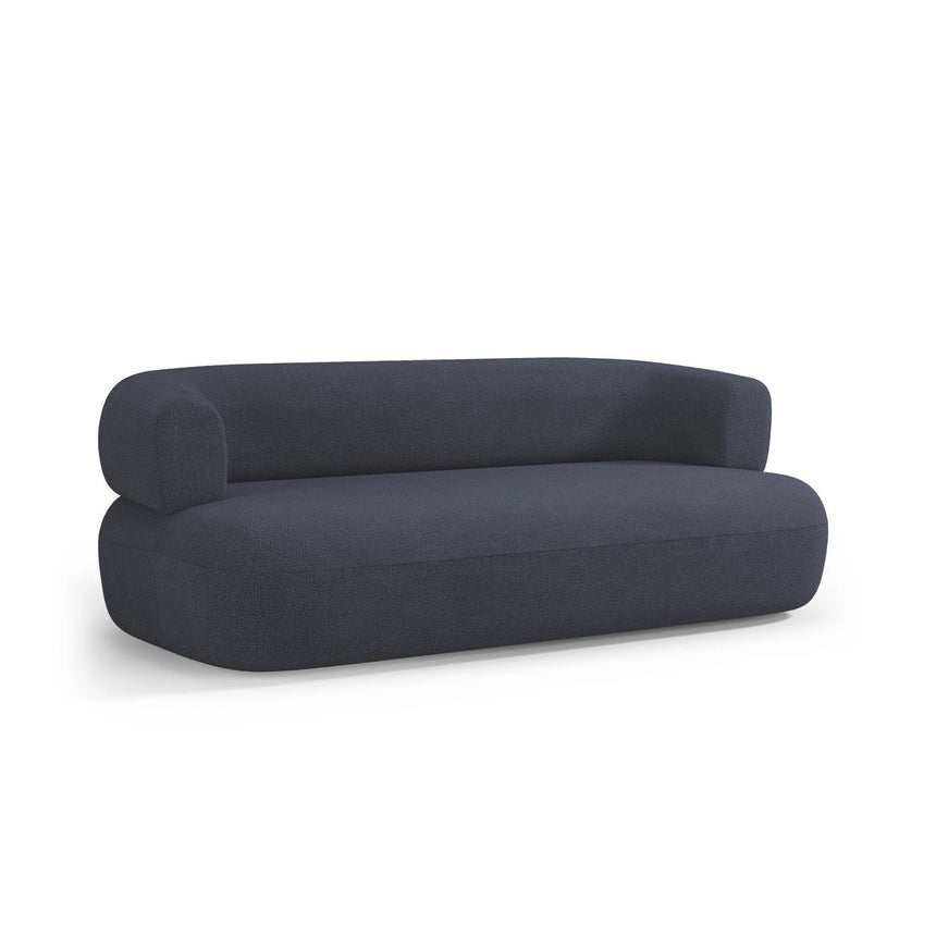 Jenny 2-Sitzer Sofa mit Bezug aus Boucle (NoN79) in Dunkelblau, 178x90 cm – Bild 6