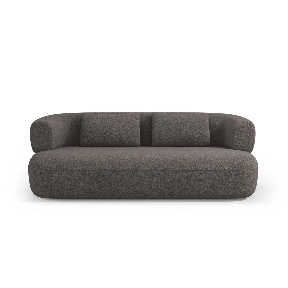 Jenny 2-Sitzer Sofa mit Bezug aus Boucle (NoN92) in Grau, 178x90 cm – Bild 1