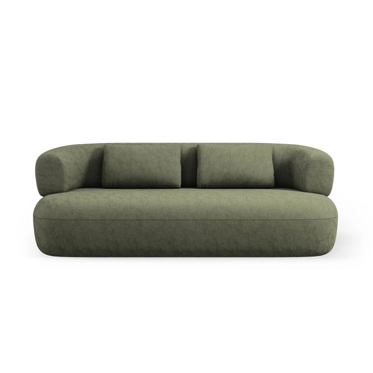 Jenny 2-Sitzer Sofa mit Bezug aus Chenille (PeHa39) in Grün, 178x90 cm – Bild 1